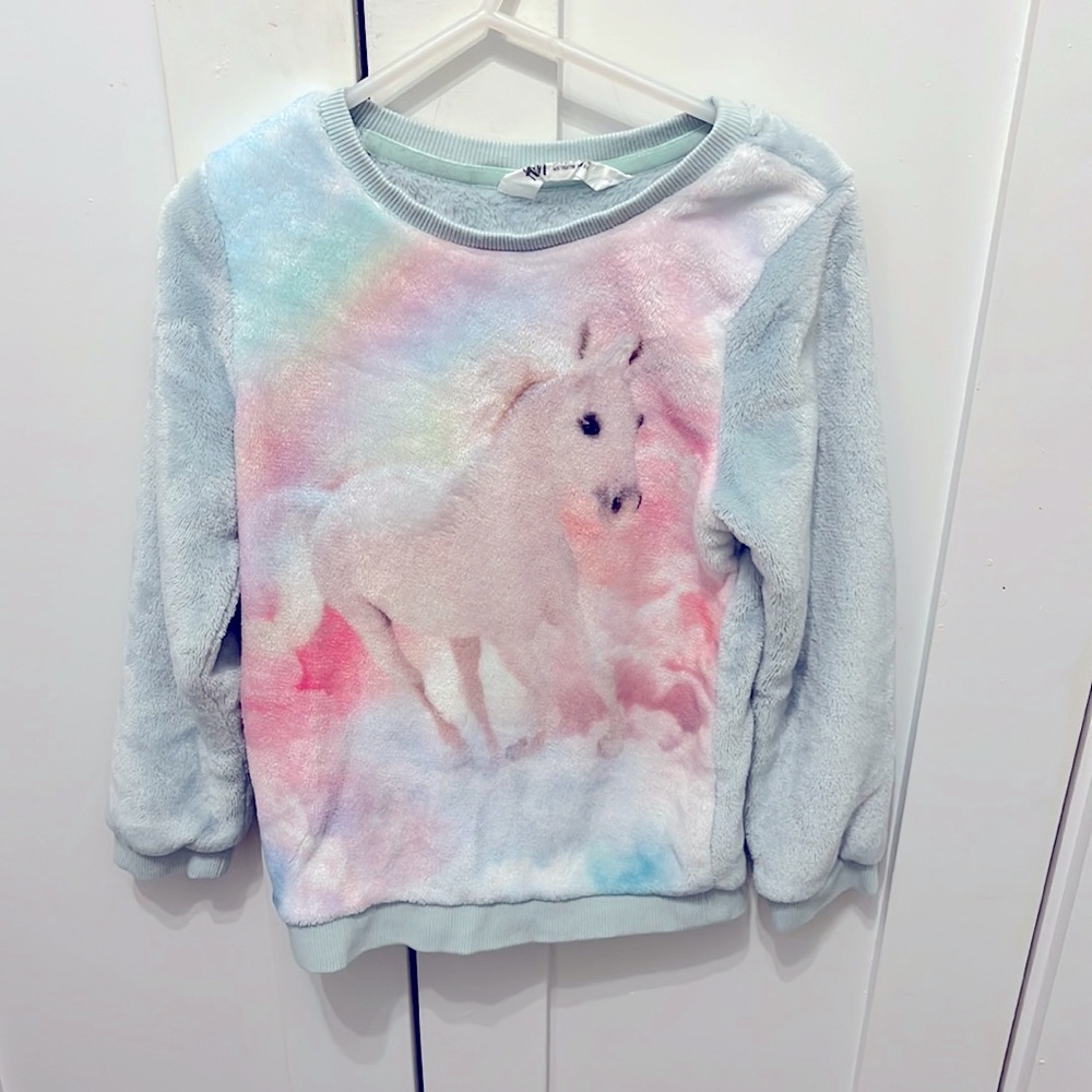 H&M Unicorn Fleece Sweatshirt